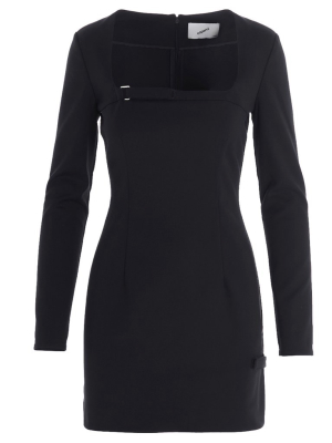 Coperni Square Neck Mini Dress