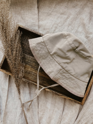 The Cotton Twill Bucket Hat - Dune