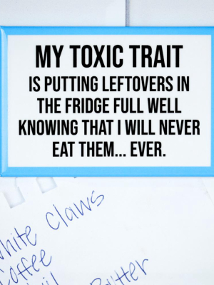 My Toxic Trait... Magnet.