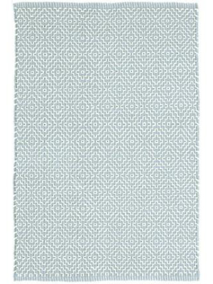 Beatrice Woven Cotton Rug (blue)