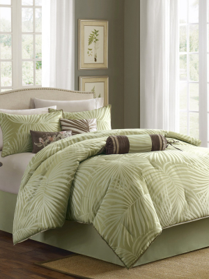 Key West 7 Piece Jacquard Comforter Set