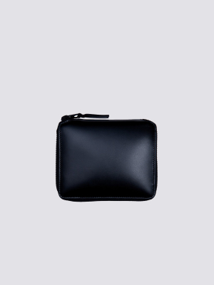 Leather Zip Wallet - Very Black Sa2100vb