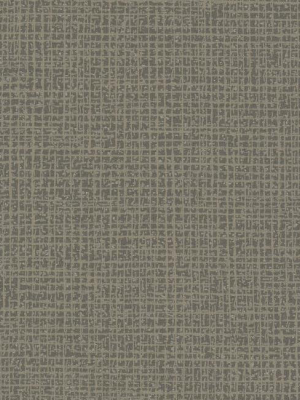 Randing Weave Wallpaper In Graphite From The Moderne Collection By Stacy Garcia For York Wallcoverings