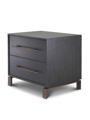 Eichholtz Canova Bedside Table - Black