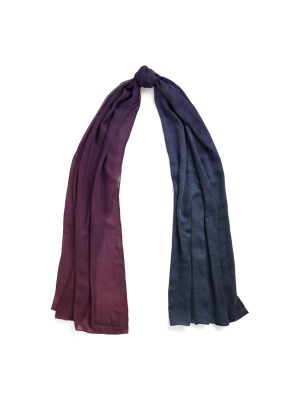 Ombré Cashmere-silk Scarf