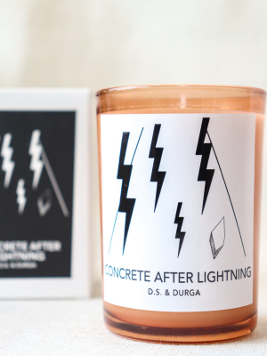 Ds & Durga Concrete After Lightning Candle