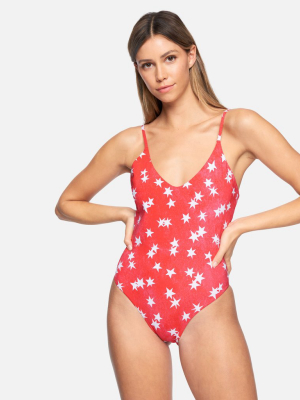 Star Spangled Low Back One Piece