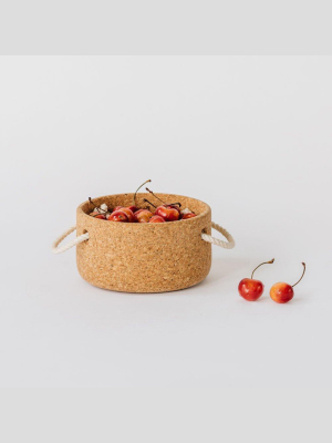 Cork Bowl With Handles
