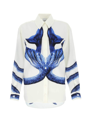 Burberry Mermaid Tail Print Shirt