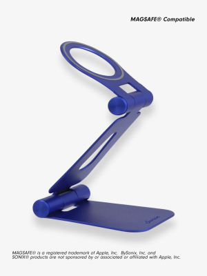 Pedestal, Magnetic Phone Stand - Pacific Blue