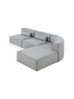 Mix Modular 4-pc Wedge Sectional