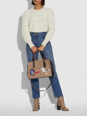 Disney X Coach Charlie Carryall In Signature...