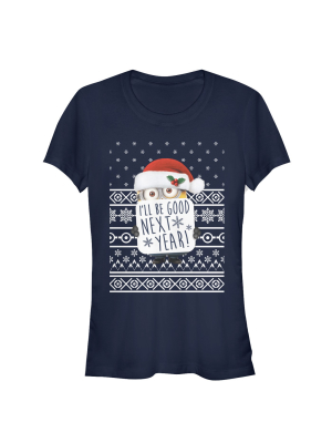 Junior's Despicable Me Christmas Good Minion T-shirt