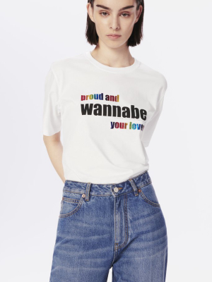 Pride Wannabe T-shirt In White