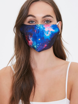 Galaxy Print Face Mask