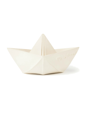 Oli And Carol White Origami Ship