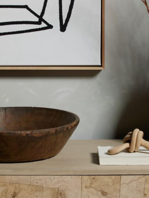 Found Wooden Bowl