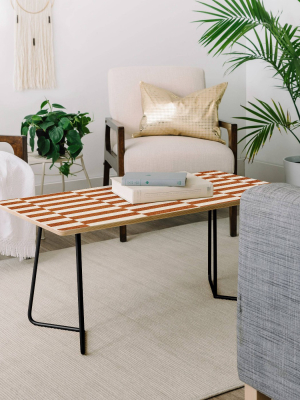 Little Arrow Design Co Aria Rectangle Tiles Coffee Table - Deny Designs