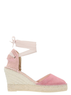 Manebí Wrap-tie Wedge Espadrilles