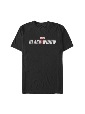 Men's Marvel Black Widow Movie Logo T-shirt