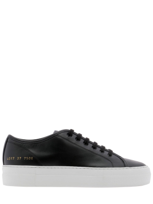 Common Projects Tournament Logo Print Low Super Sneakers