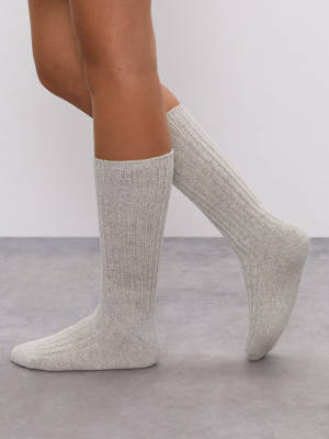 Cozy Ribbed Sock