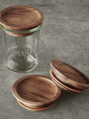 Weck Wood Lid, Set Of 3