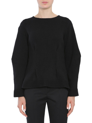 Alexander Mcqueen Cinched Waist Kintted Sweater