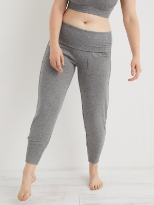 Aerie Softest® Sleep Plush Foldover Jogger