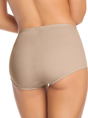 Leonisa Comfy Control Hi-waist Brief Panty Beige L