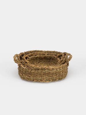 Frankie Seagrass Baskets Set Of 3