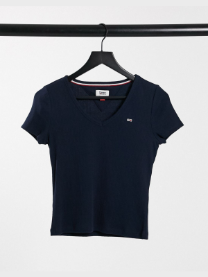 Tommy Jeans Ribbed T-shirt