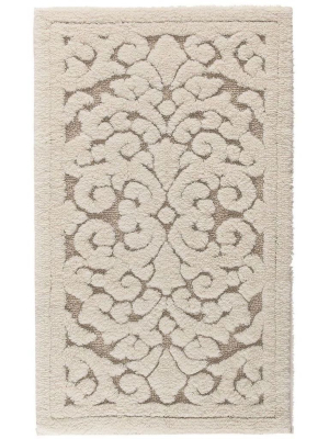 Graccioza Linen Vintage Bath Rug - Natural