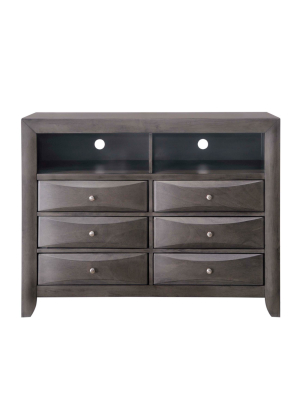 Madison Media Chest Gray - Picket House Furnishings