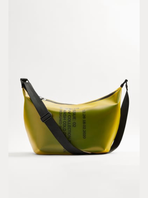 Xl Translucent Yellow Shoulder Bag