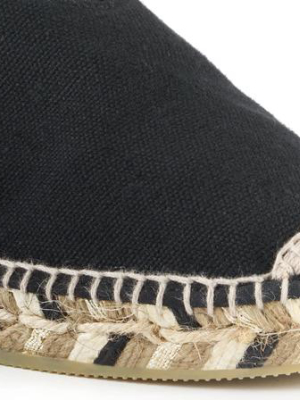 Barceloneta Canvas Espadrilles - Jacquard Multicolor Black (elastic Inseam)