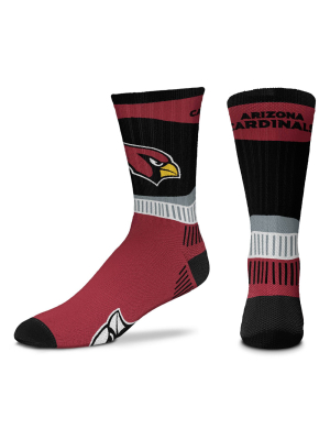 Nfl Arizona Cardinals Fan Crew Socks - L