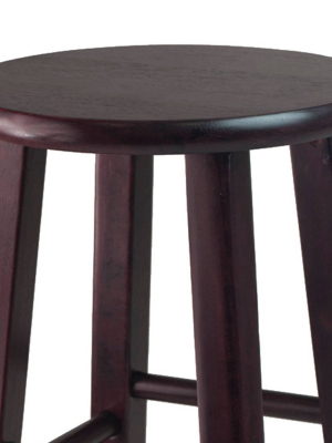 2pc 29" Pacey Barstool Set Espresso - Winsome