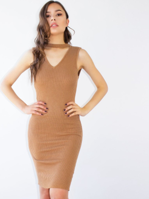 Mabe Dress- Camel