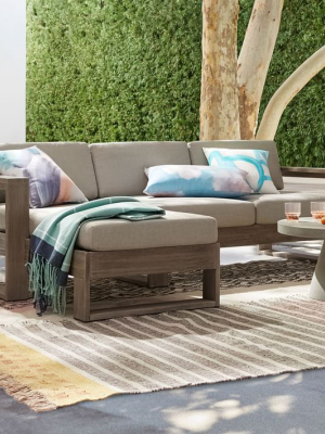 Portside Outdoor 2-piece Chaise Sectional