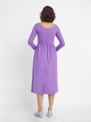 Purple Fosse Dress