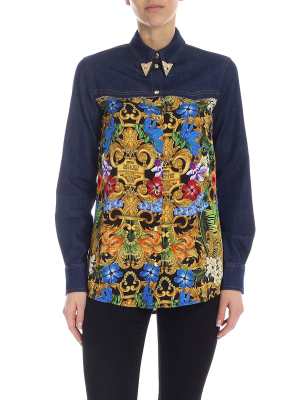 Versace Jeans Couture Panelled Shirt