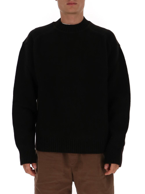 Jil Sander Crewneck Rib-knit Sweater