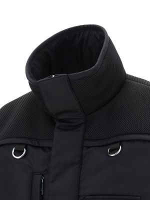 Prada Front Pocket High-neck Gilet