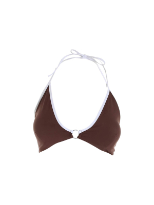 Max Mara Beachwear Ring Detail Bikini Top