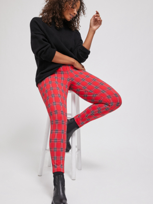 Sanctuary Plaid Runway Leggings