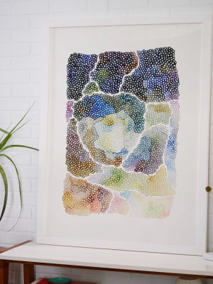 Minted For West Elm - Freckle Topography