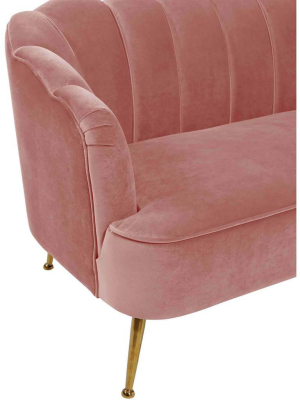 Ella Petite Settee, Rose