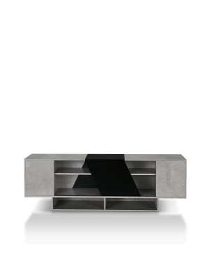 71" Yang Contemporary Tv Stand Cement - Mibasics