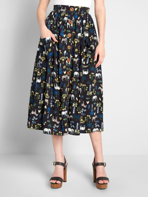 Safari, So Good Midi Skirt